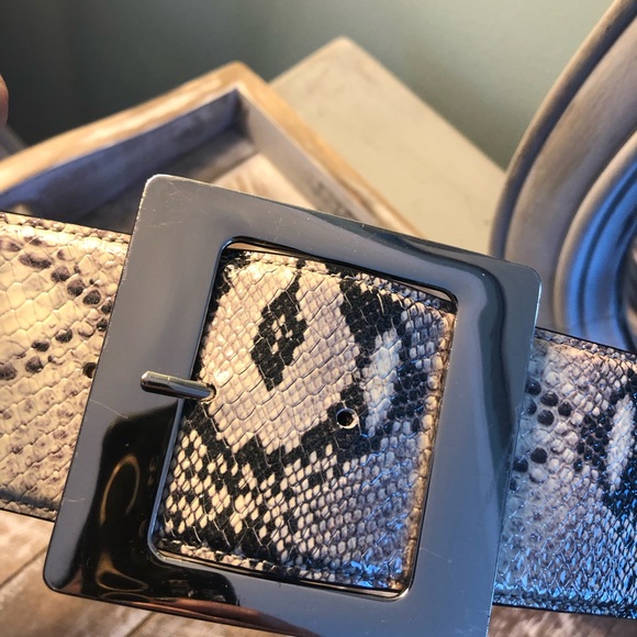 Ann Taylor .... leather snake belt - Picture 2 of 10